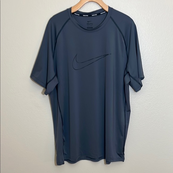 Nike Other - Nike Pro Dri-Fit Gray Slim Fit Short Sleeve T-Shirt